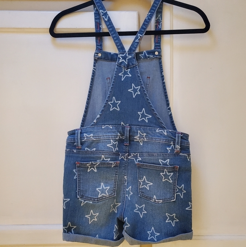Cat & Jack Girls Overall Shorts - Picture 2 of 10
